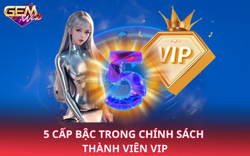 5 cấp bậc trong chính sách thành viên VIP